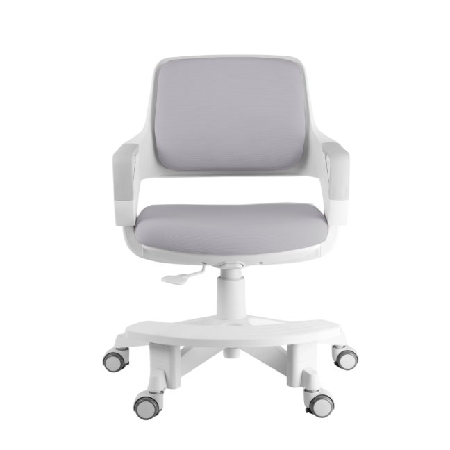 Dětská rostoucí židle Neoseat KIDDY FIVE — látka, pratelný potah, šedá