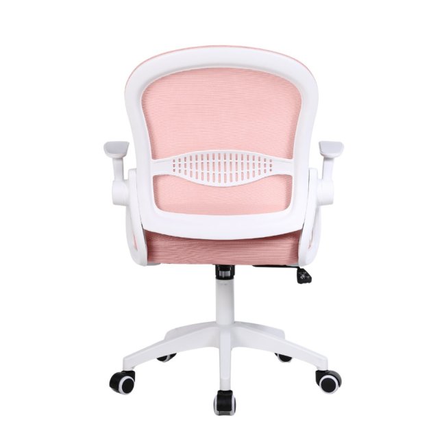 Dětská otočná židle Neoseat JUNI 011 — látka, růžová