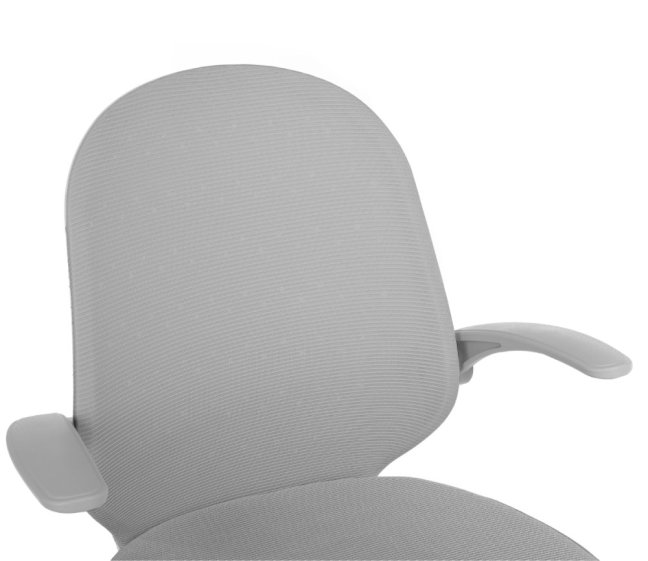 Dětská otočná židle Neoseat JUNI 012 — látka, šedá