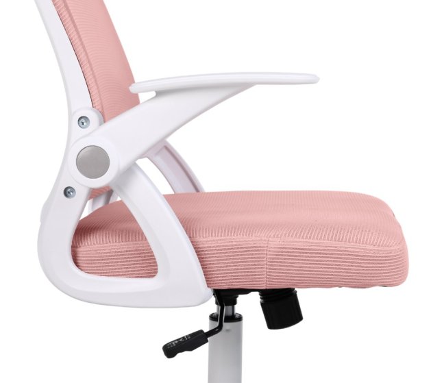 Dětská otočná židle Neoseat JUNI 011 — látka, růžová