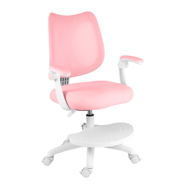 Dětská rostoucí židle Neoseat JUNI 022 — látka, pratelný potah, růžová