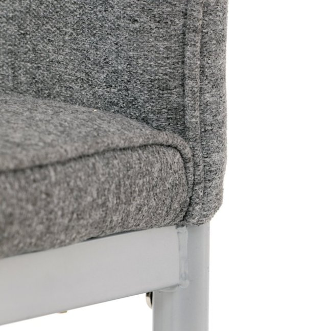 Jídelní židle MAUS — kov, látka, více barev - Barevné varianty jídelní židle MAUS: Krémová