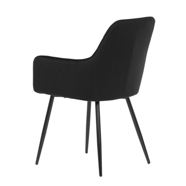 Jídelní křeslo CINDY — samet, černá / více barev - Barevné varianty židle CINDY: Modrá