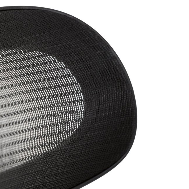 Kancelářská ergonomická židle GRANT — síť, látka, černá