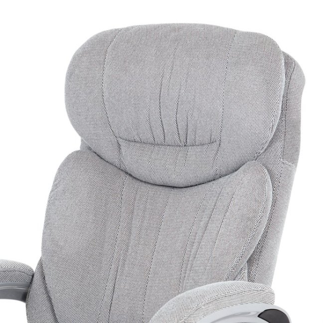 Kancelářské křeslo JERRY — látka, světle šedá