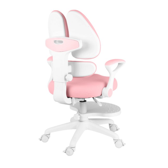 Dětská rostoucí židle Neoseat KIDDY TWO — látka, pratelný potah, růžová