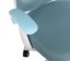 Dětská otočná židle Neoseat JUNI 010 s podnoží — látka, modrá
