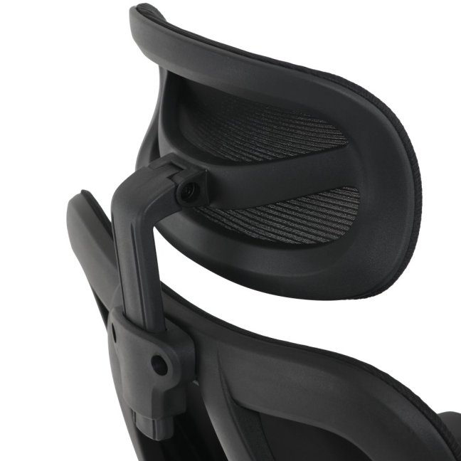 Kancelářská ergonomická židle LUMOS — síťovina, černá