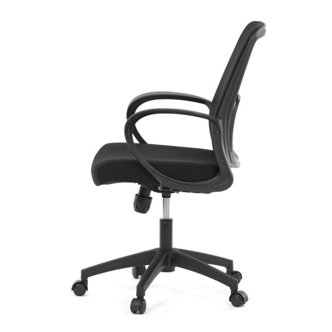 Kancelářská otočná židle NERO — látka, černá