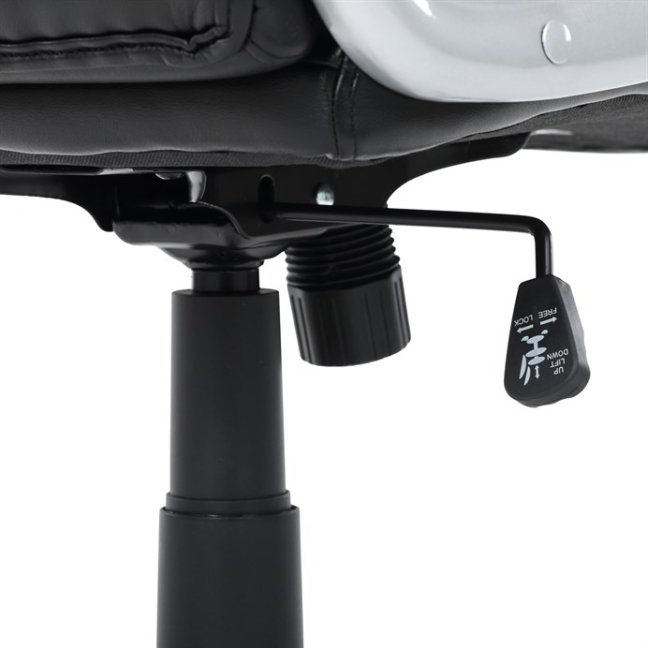 Kancelářské křeslo KURO — ekokůže, černá