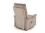 TV křeslo SEMIR II s elektrickým polohováním a masáží — látka, béžová
