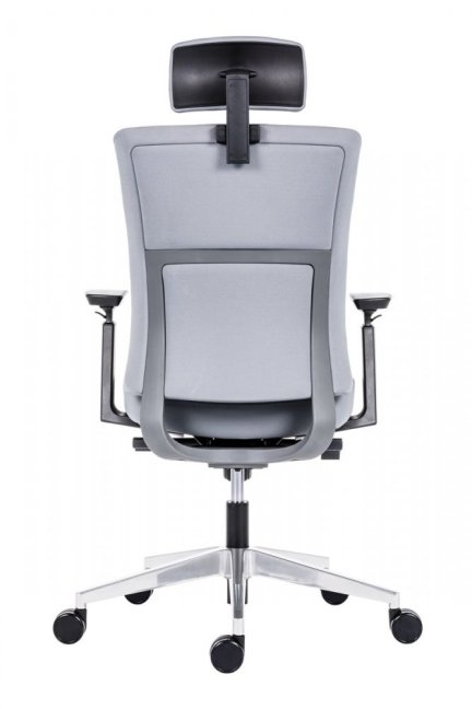 Kancelářská ergonomická židle NEXT ALL UPH — látka, šedá, nosnost 130 kg