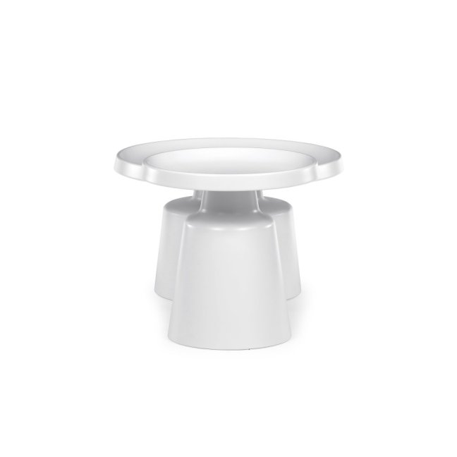 Set 2 konferenčních stolků NOEL IV — kov, bílá