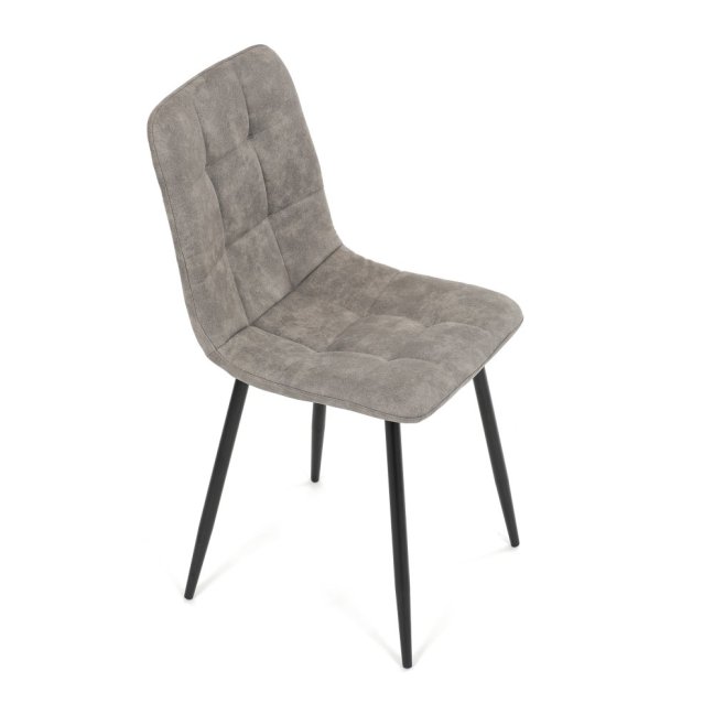 Jídelní židle THEO III — kov, látka vintage, více barev - Barevné varianty židle THEO III: Černá