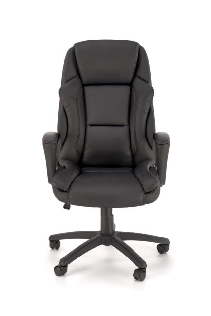 Kancelářské otočné křeslo MARIO — ekokůže, černá