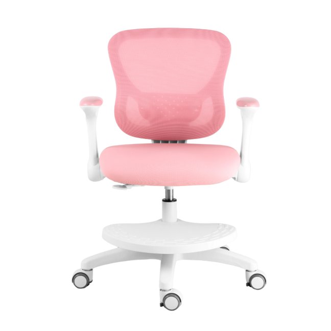 Dětská rostoucí židle Neoseat JUNI 007 — látka, pratelný potah, růžová