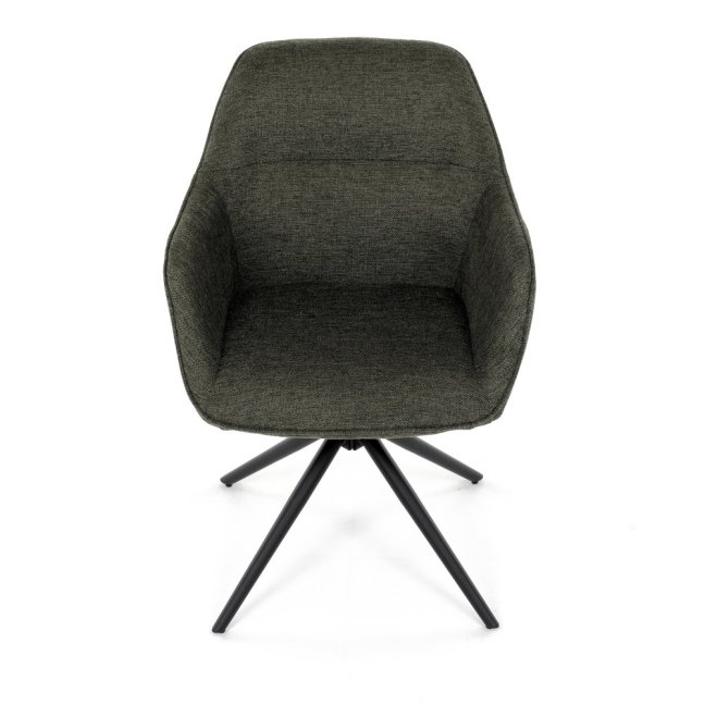 Jídelní otočná židle SCARA — kov, látka, více barev