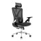 Kancelářská ergonomická židle Neoseat THOMAS — černá, nosnost 150 kg