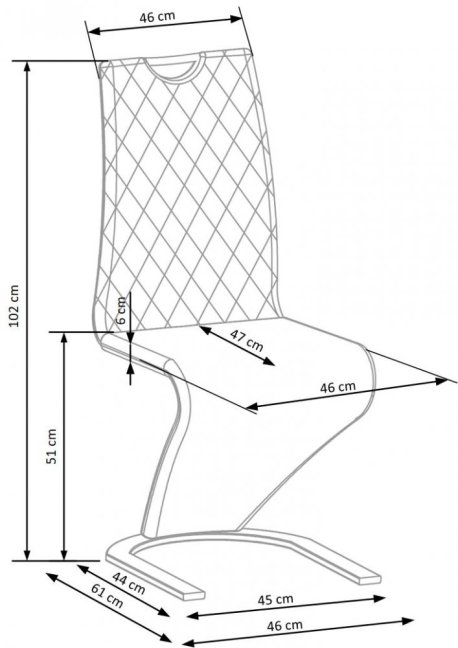 Jídelní židle SKYLER — kov, samet, více barev