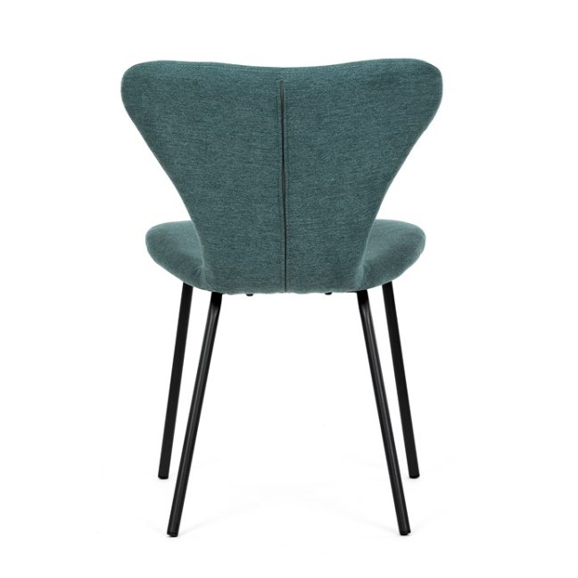 Jídelní židle JULES — kov, látka, více barev - Barevné varianty jídelní židle JULES: Světle šedá