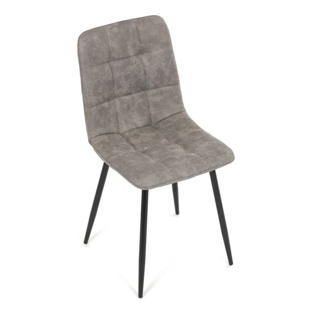 Jídelní židle THEO III — kov, látka vintage, více barev - Barevné varianty židle THEO III: Černá
