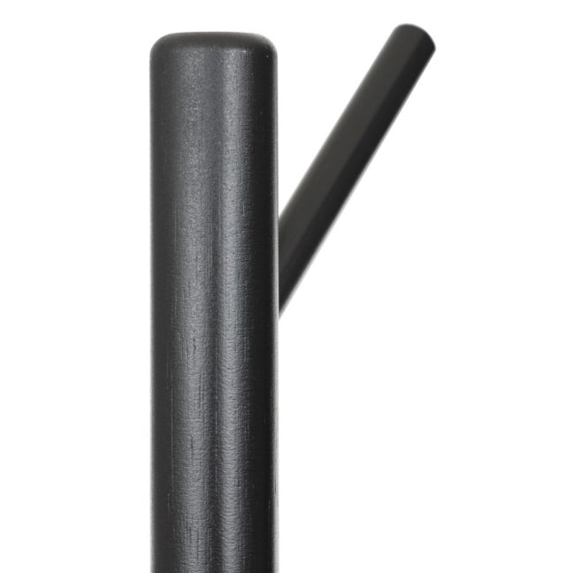 Stojanový věšák TRUDI — masiv, černá