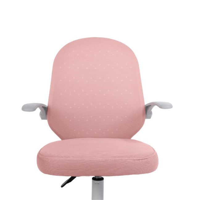 Dětská otočná židle Neoseat JUNI 012 — látka, růžová