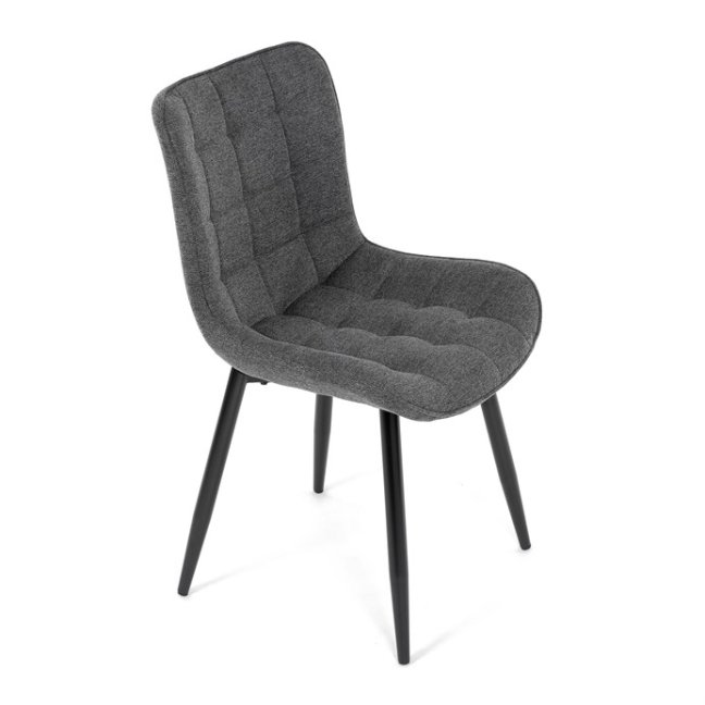 Jídelní židle PAELA — kov, látka, více barev - Barevné varianty jídelní židle PAELA: Světle šedá