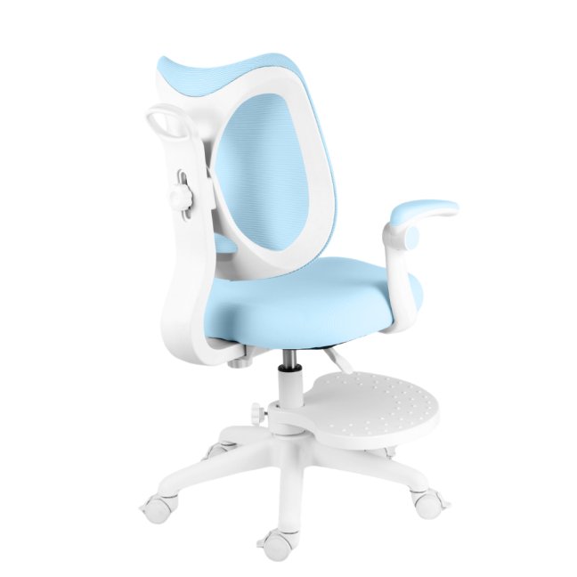 Dětská rostoucí židle Neoseat JUNI 022 — látka, pratelný potah, modrá