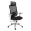 Kancelářská ergonomická židle Neoseat ALLY WHITE — černá / bílá, nosnost 150 kg