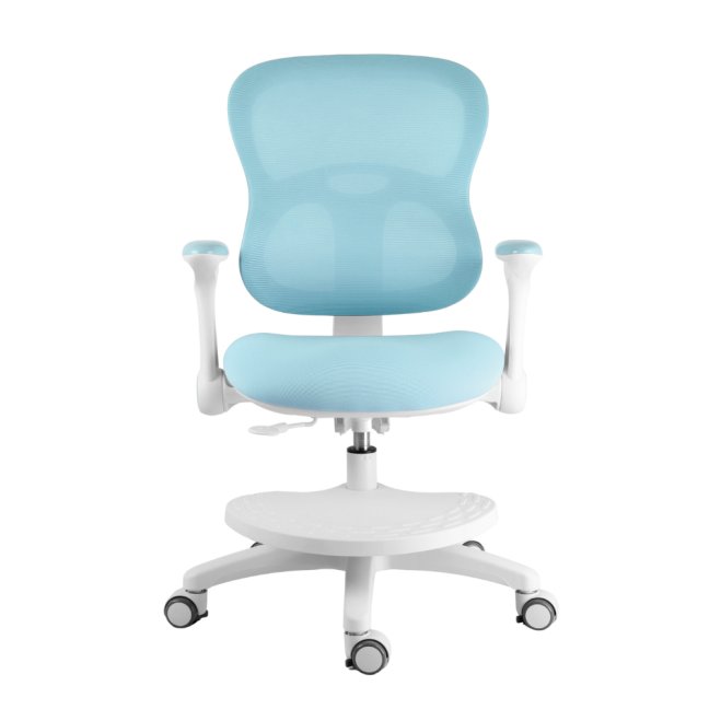 Dětská rostoucí židle Neoseat JUNI 006 — látka, pratelný potah, modrá