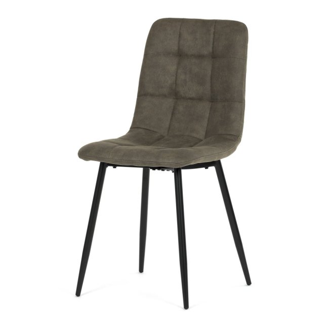 Jídelní židle THEO III — kov, látka vintage, více barev - Barevné varianty židle THEO III: Černá