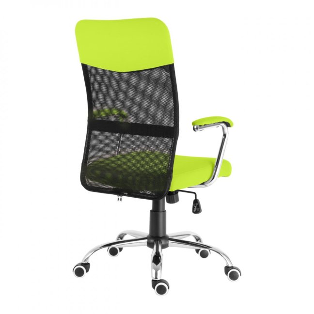 Dětská židle Neoseat TEENAGE — látka, černá / reflexní zelená