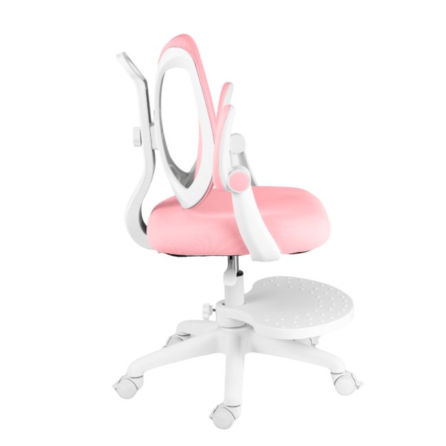 Dětská rostoucí židle Neoseat JUNI 022 — látka, pratelný potah, růžová