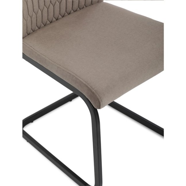 Jídelní židle SAMANTHA — kov, samet, více barev