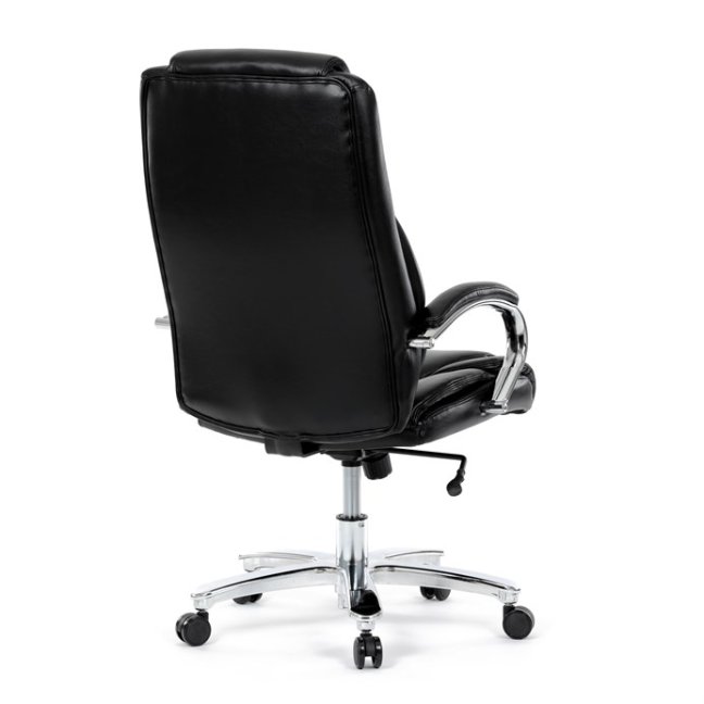 Kancelářské křeslo RYZAR — ekokůže, černá