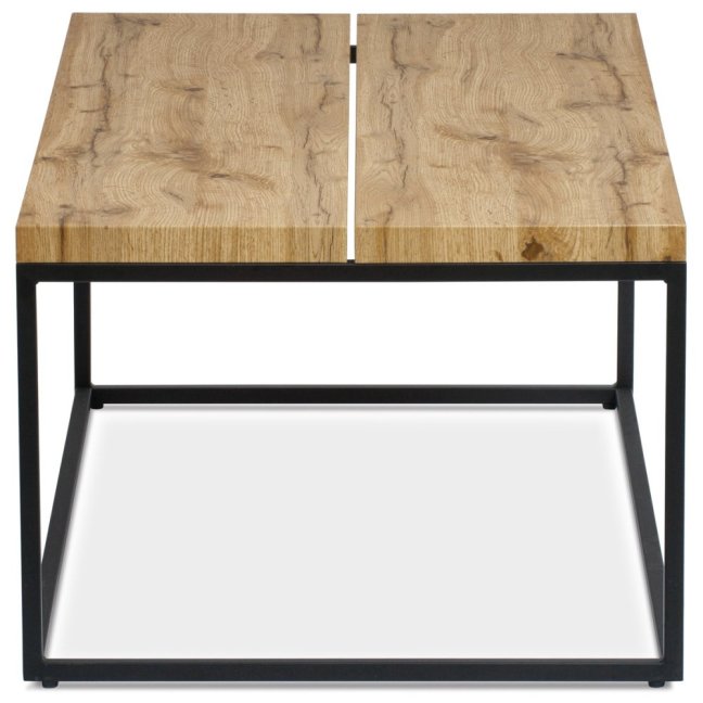 Konferenční stolek DOGMA — kov, MDF, dekor divoký dub