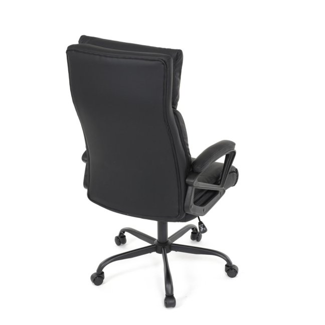 Kancelářské křeslo PEDRO — ekokůže, černá