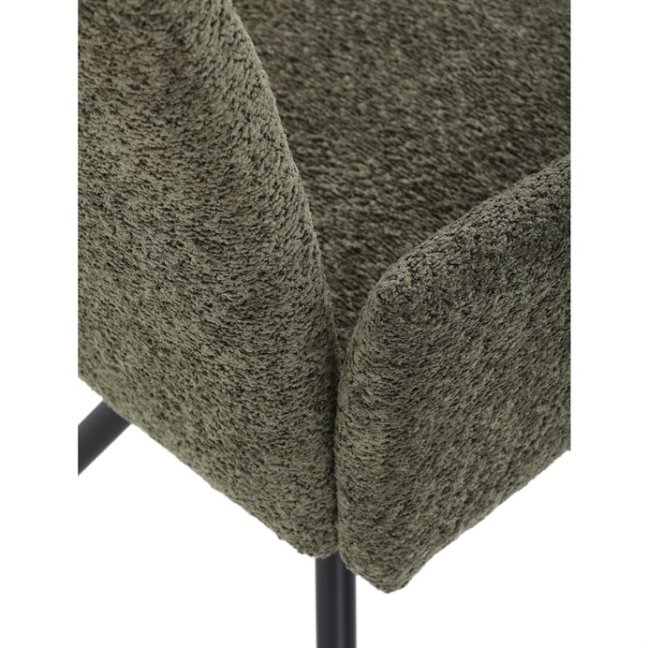 Jídelní otočné křeslo MANKA — kov, látka, více barev - Barevné varianty jídelního křesla MANKA: Šedá