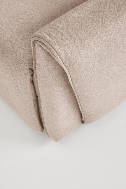 TV křeslo ušák GELATO s elektrickým polohováním — látka, béžová