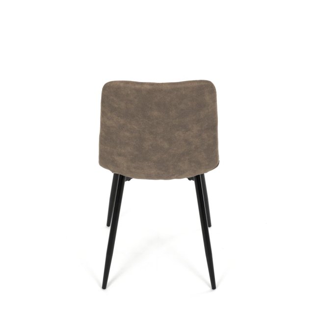 Jídelní židle THEO III — kov, látka vintage, více barev - Barevné varianty židle THEO III: Černá