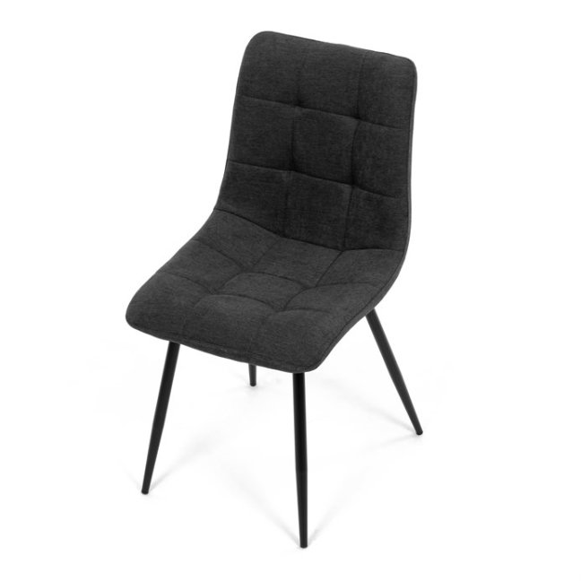 Jídelní židle MONDE — kov, látka, více barev - Barevné varianty jídelní židle MONDE: Stříbrná