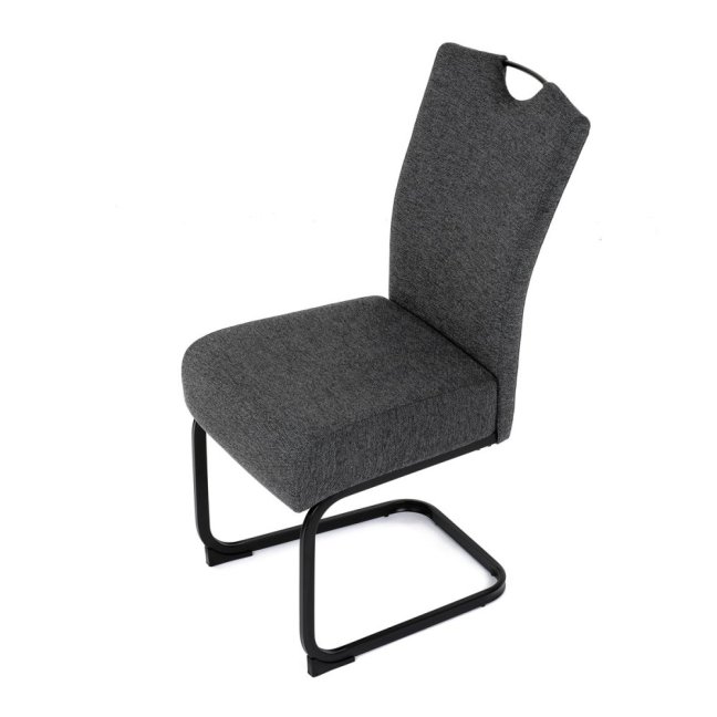 Jídelní židle MARLENE — kov, látka, více barev - Barevné varianty jídelní židle MARLENE: Šedá