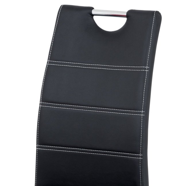 Jídelní židle LILA — kov, ekokůže, více barev - Barevné varianty jídelní židle LILA: Bílá