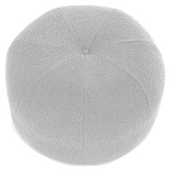 Taburet VALENTIN — látka, šedá