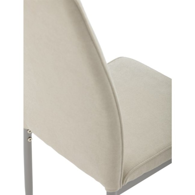 Jídelní židle MAUS — kov, látka, více barev - Barevné varianty jídelní židle MAUS: Krémová