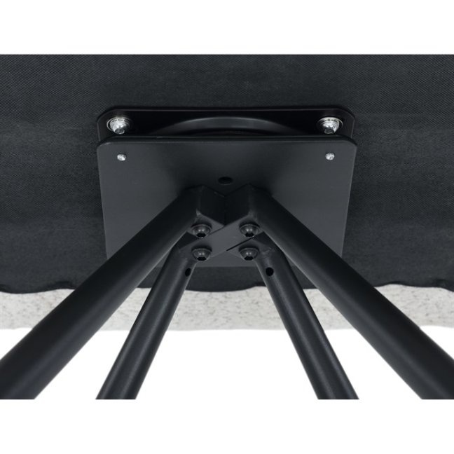 Jídelní otočné křeslo MANKA — kov, látka, více barev - Barevné varianty jídelního křesla MANKA: Šedá