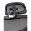 Kancelářská ergonomická židle GRANT — síť, látka, černá