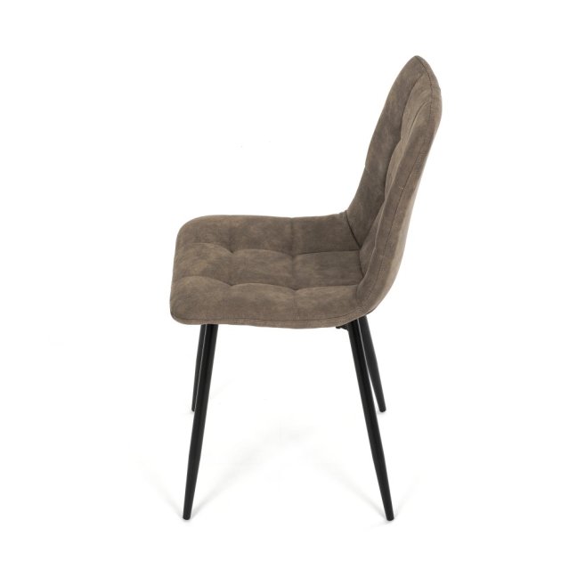 Jídelní židle THEO III — kov, látka vintage, více barev - Barevné varianty židle THEO III: Černá