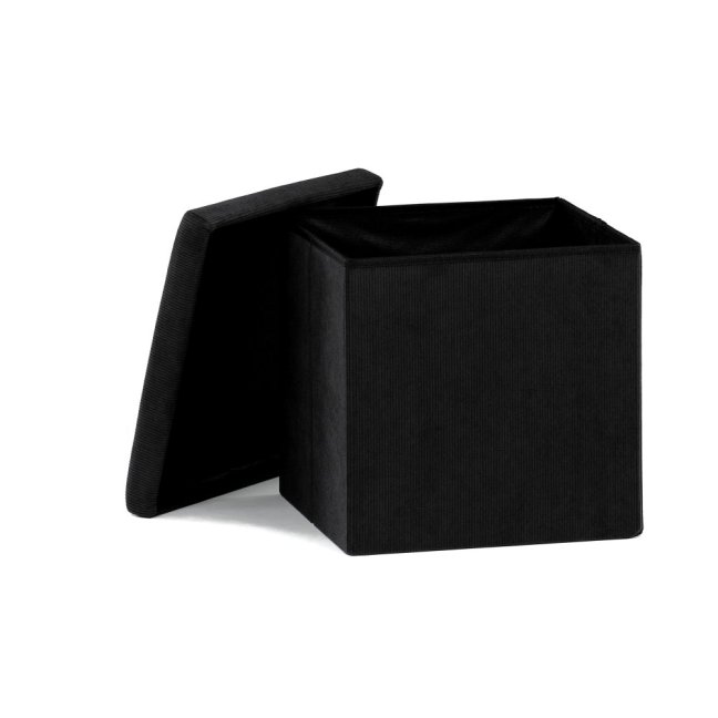 Taburet ADONIS s úložným prostorem — manšestr, více barev